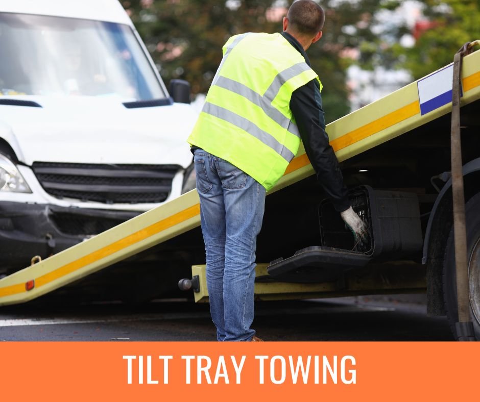 Tilt tray towing